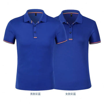 Promotional Gift 2023 Fashion Polo 100% Polyester Cotton Graphic Woman Custom Embroider logo Uniform t Shirt Men Polo Shirt