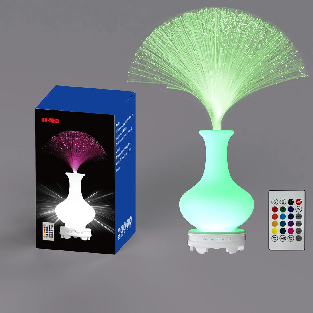 Flower Wireless Vase Shape Active Portable Speaker with FM Radio Support TF/USB Function RGB  Light Subwoofer  Speaker for Party