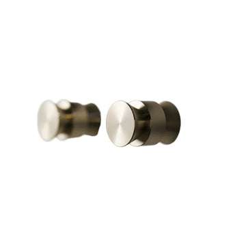 Solid Brass round Cabinet Knobs & Drawer Pulls Furniture Handles for Kitchen & Bedroom Decorative Hardware