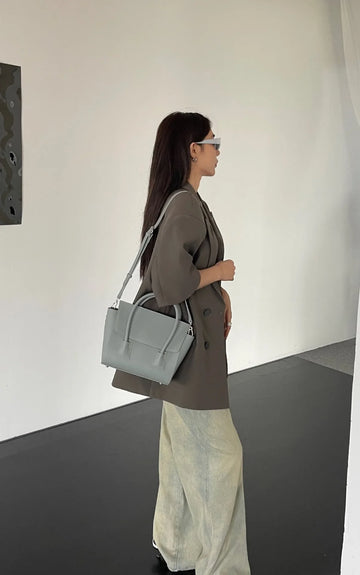 Ladies Retro Fashion Crossbody Bags Women Cow Genuine Leather Shoulder Bag Female Soft Natural Cowhide Durable Handbags for Lady
