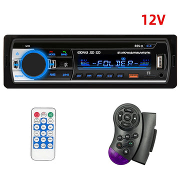 HIPPBQCC 1 din Car Radio Stereo Multimedia Bluetooth MP3 Player Digital FM ISO Power Aux Input USB Bluetooth Universal Autoradio