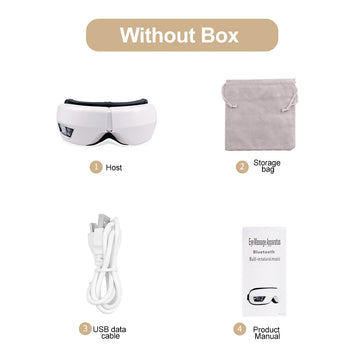 High Frequency Smart Airbag Vibration Eye Massager Tired Eyes Dark Circles Remove Instrument Heating Music Relieves Fatigue