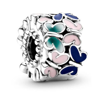 2Pcs/lot 2024 Spring Styles Charm Beads Fit Original DIY Butterfly Pendant Bracelets Necklaces For Women Men Wife Jewelry Making