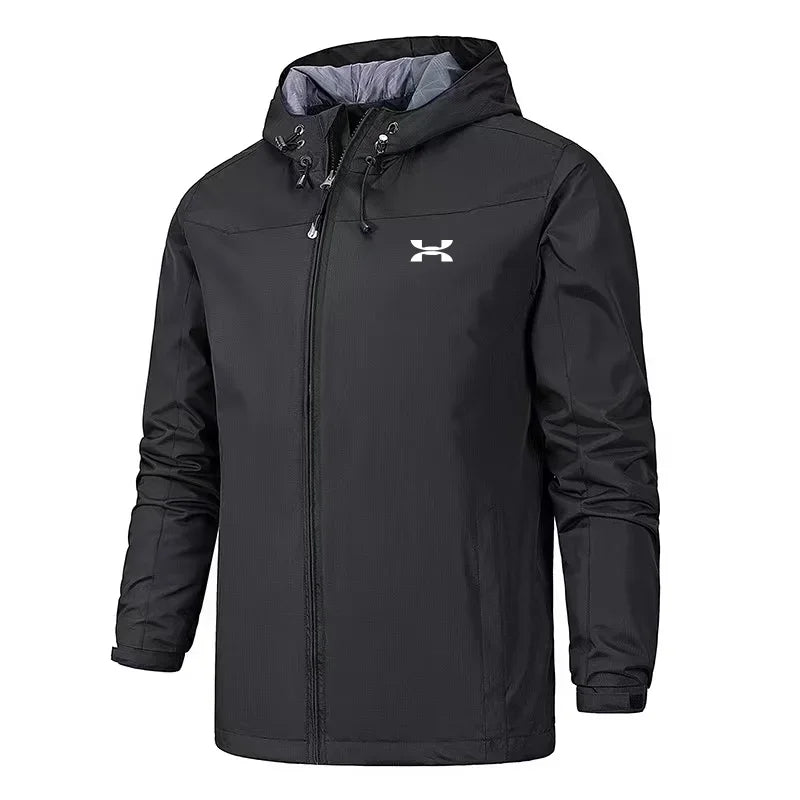 2025 New Four Seasons Mountaineering Robe Men's Casual Jacket Outdoor Single layer Windbreaker Jacket for Men