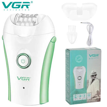 VGR Rechargeable Women Epilator Electric Female Epilator For Face Hair Removal Machine For Facial Legs Body Bikini Hair Remover