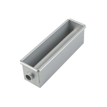 Long Cake Baking Pan Flowing Heart Cake Mold Aluminium Alloy Square Bread Loaf Pan With Center Tube DIY Cake Tools