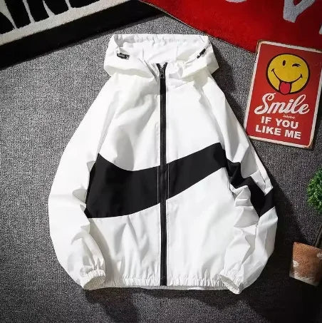 Men Summer Windbreaker Zip Pockets Uv Sun Protection Jackets Breathable Ultra-light Working Clothes Outdoor Skin Thin Coats Camp