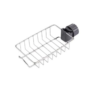 1PC Kitchen Faucet Storage Rack For Stainless Steel Sink, Household Towel Drying Rack, Hanging Basket