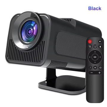 4K Smart Projector Native 1080P Android11 390ANSI HY320 Dual Wifi6 BT5.0 Home Cinema Outdoor Portable Projetors Upgrated HY300