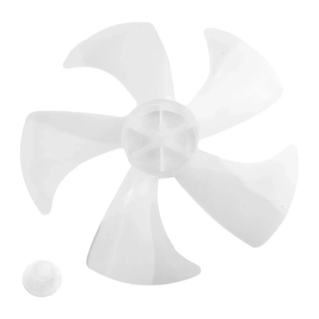 Fan Blade With Nut Cover For Pedestal For 14Inch/355mm Stand/desk Plastic Fan Replacement Accessories Household Fan Blade