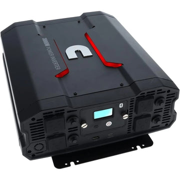 3000 Watts Inverter Modified Sine Wave Truck Inverter 12 Volts to 110 Volts Four AC Outlets Two USB Ports (Plus Cable Kit)