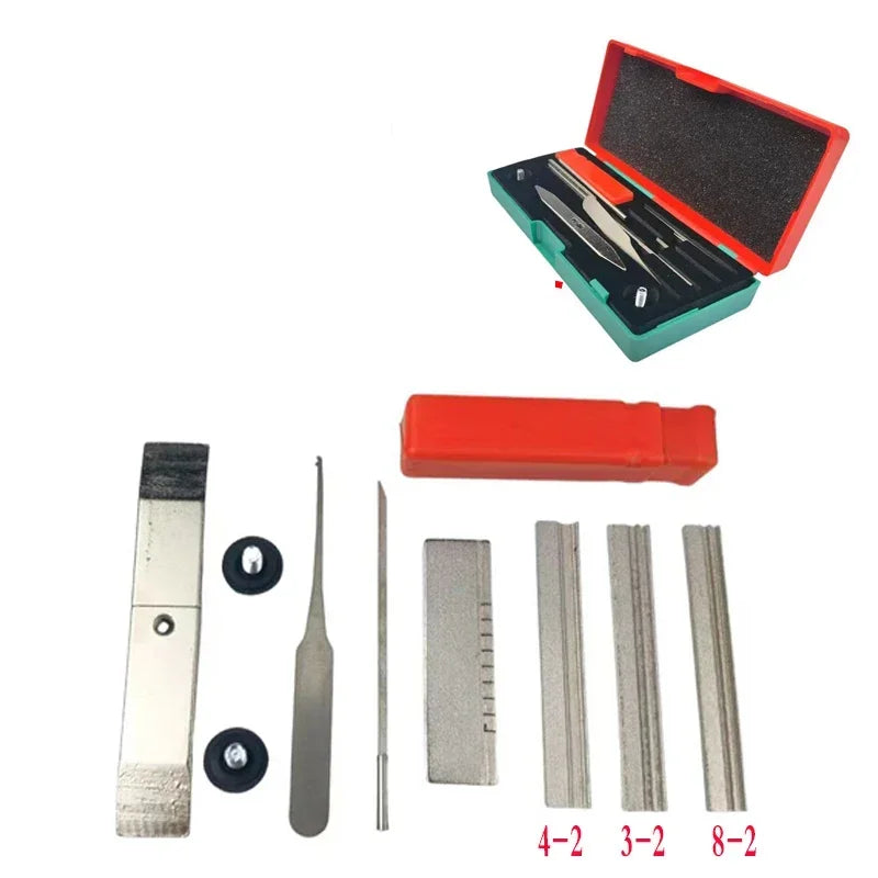 1 Set AB Three-Head Tin Foil Tools Full Set Locksmith Tool Supplies Repair Accessories Kit Good quality