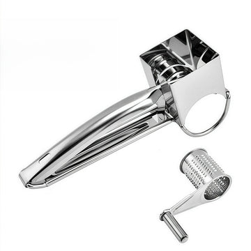 Handheld Stainless Steel Rotary Cheese Grater Kitchen Tool Garlic Carrot Cutter Slicer Shredder Grinder Cheese Slicer