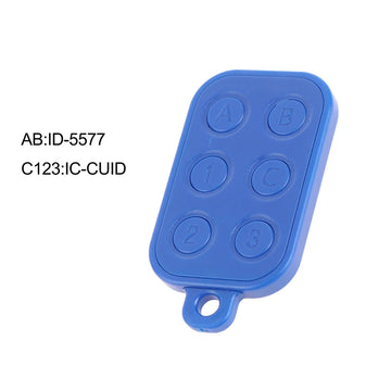 RFID Multiple Keyfob 6 in 1 125khz T5577 EM ID Writable IC 13.56Mhz 1k S50 UID Changeable Card Key