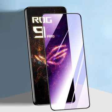 9D Tempered Glass for Asus ROG Phone 9 Pro Black Edge Clear Anti Blue Screen Protector for ASUS ROG9 Rog9 9Pro Protective Film