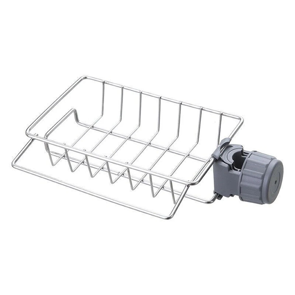 1PC Kitchen Faucet Storage Rack For Stainless Steel Sink, Household Towel Drying Rack, Hanging Basket