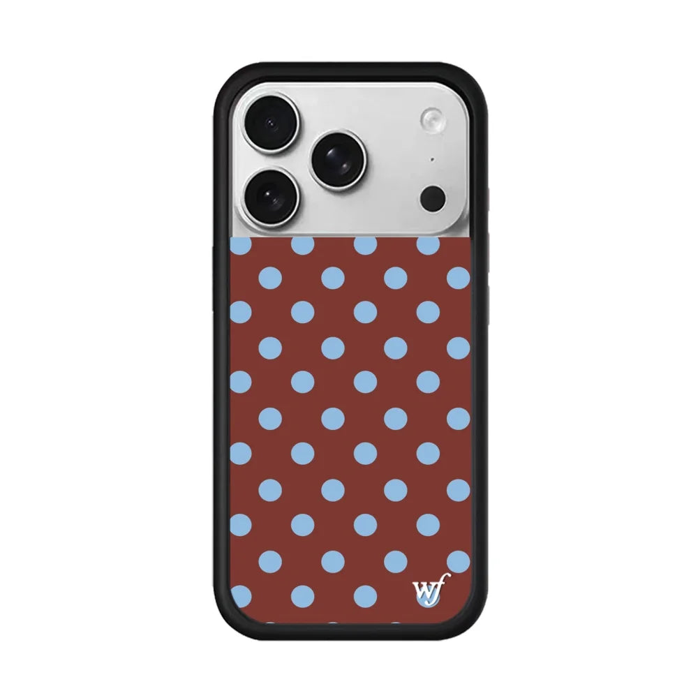 phone case New Wildflower INS Cherry Polka Dot Phone Case for iPhone 17 16 15 14 13 12 Pro Max Plus 16 15 pro 3D WF Cute Protective cover