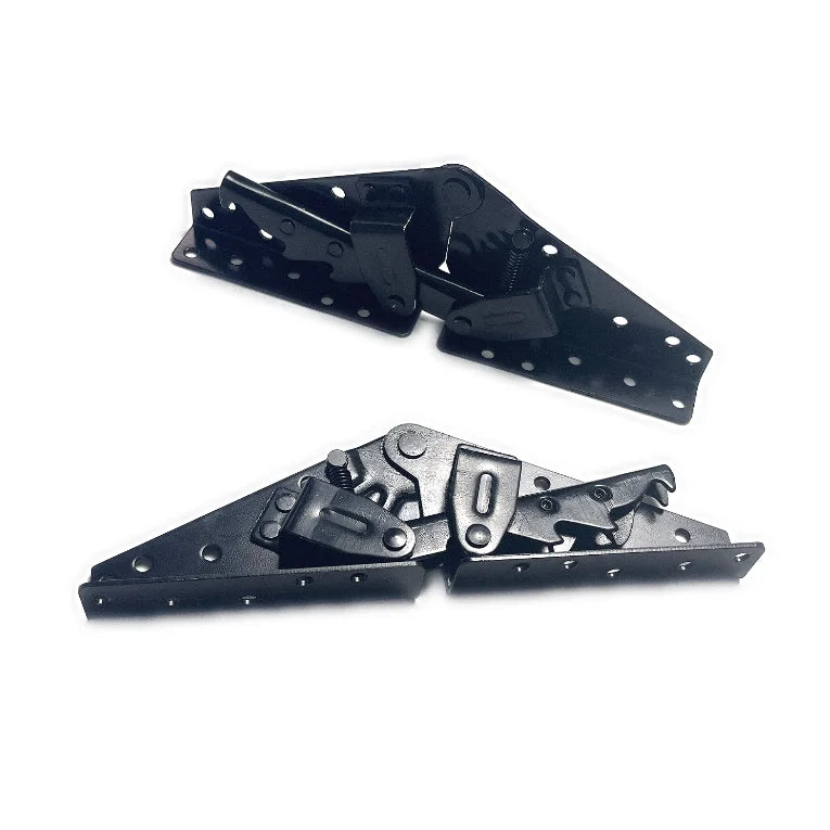 Black Zinc Furniture Sofa Bed Armrest Hinge Mechanism 230/260/300mm Hardware Accessories for Living Room Home Herrajes Click