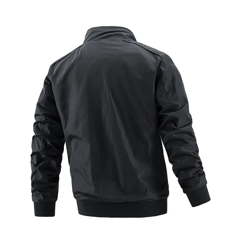 Men's Large Size Casual Trench Coat Korean Version Spring Autumn Thin Jacket with Trendy Wear