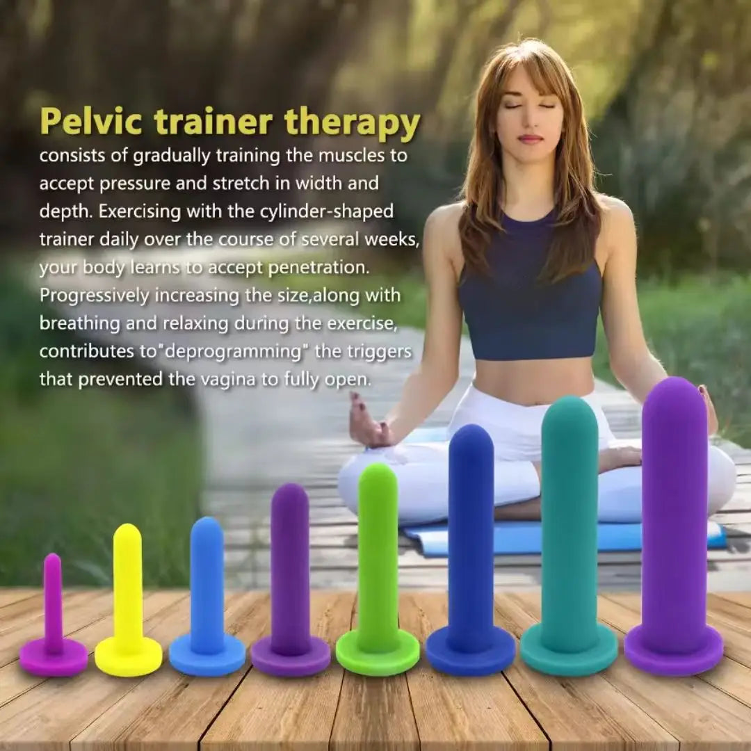 8 Different Sizes Silicone Dilators for Pelvic Floor Strengthening Bladder Control  Strengthening Device Dilators for Women