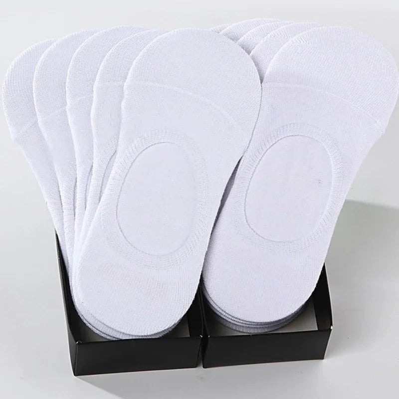 SOCKS SAMPLE 10 Pairs Invisible No Show Socks for Women Men Breathable Comfortable Cotton Solid Color Sports Anti-Slip Ankle Short Boat Socks