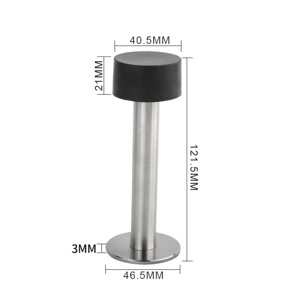 New Stainless Steel Door Stopper Nail-free Punching/No Punching Door Holder Anti-collision Hardware Doorstop Wall Mounted