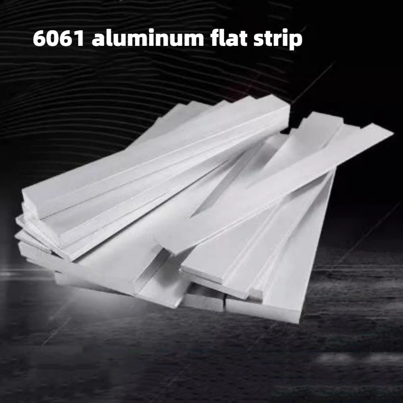 1/2pcs 6061 Aluminum Alloy Strip Solid High-Quality Aluminum Alloy Industrial Aluminum Plate DIY Materials Width 20mm-100mm