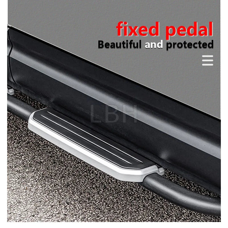 be suitable for land rover defender 90 110 130 L663 Black Knight Car Side Fixed Step Pedal foot pedal