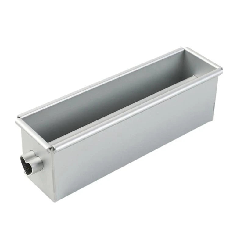 Long Cake Baking Pan Flowing Heart Cake Mold Aluminium Alloy Square Bread Loaf Pan With Center Tube DIY Cake Tools