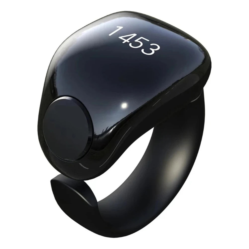 Muslim Gift Smart Electronic Counter 4 Digit Tasbeeh Tasbih Zikr Ring Waterproof Tasbih Counter Interchangeable Rings 18/20/22mm