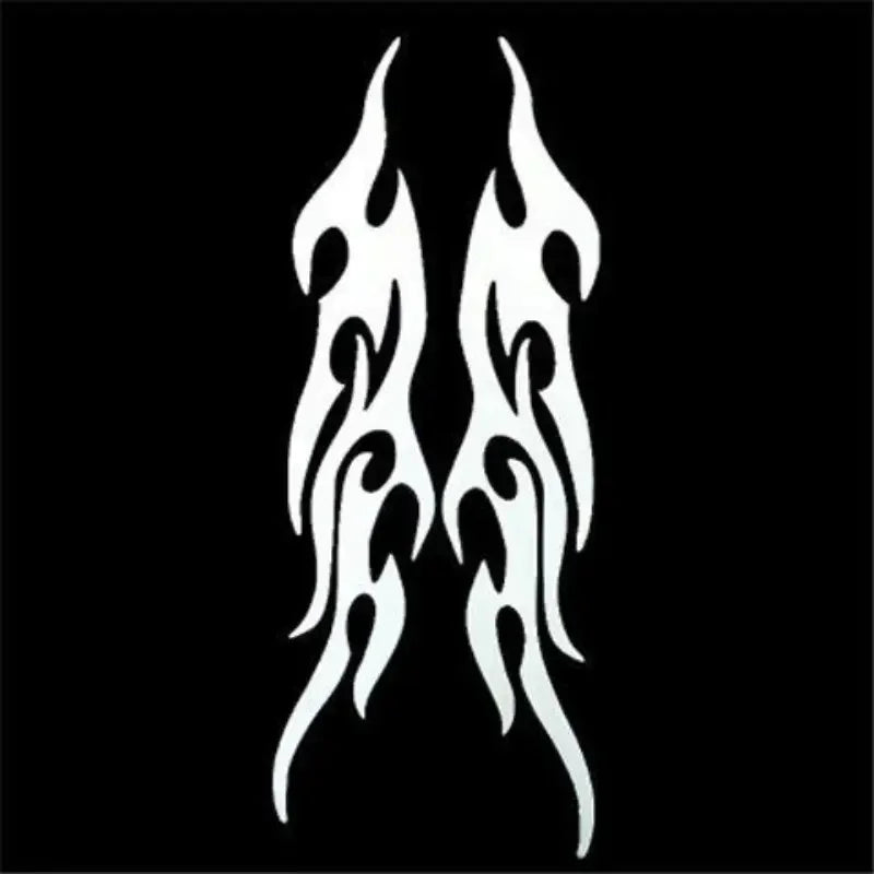 Car Sticker Modified Flame Bumper Hood Rearview Mirror Head Cover Stickers Cover Scratches Motorcycle Decals Car Decorative