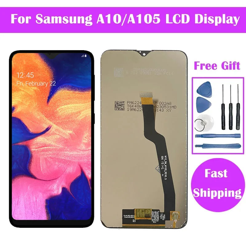 LCD For Samsung A10 A105 SM-A105F/DS LCD Display Touch Screen Digitizer Assembly For SM-A105F SM-A105G SM-A105M SM-A105FN