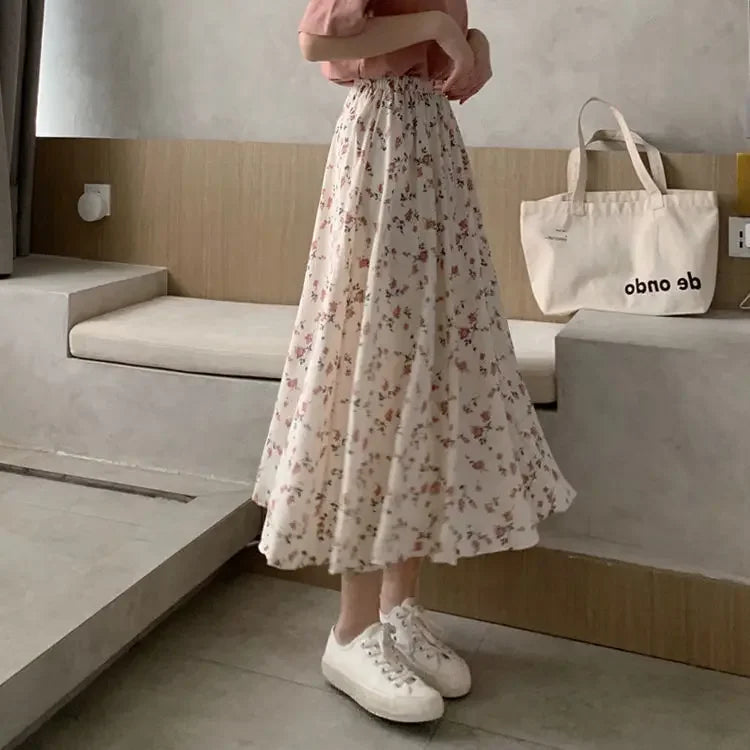 Elegant Slimming Long Dress Eternal Flower Fairy Woman's Elegant A- line Skirt Lightweight Summer Dress 2024