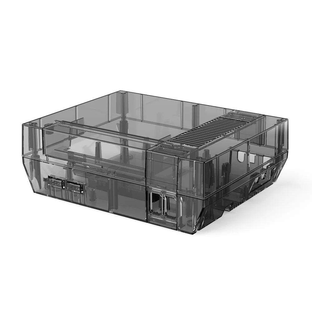 Plastic shell Bitfunx Transparent Game Console Replacement Shell Protective Housing Accessories For NES Nintendo Entertainment System Console