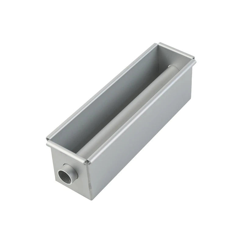 Long Cake Baking Pan Flowing Heart Cake Mold Aluminium Alloy Square Bread Loaf Pan With Center Tube DIY Cake Tools