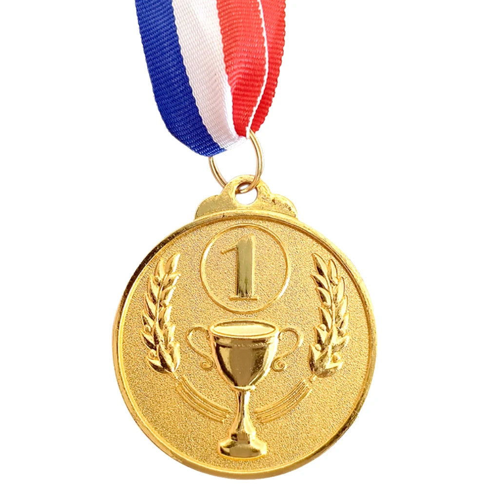 Zinc Alloy Award Medals Gold Silver Bronze Prizes Award Soccer Football Medals for Championship Cheerleading Sports Competition