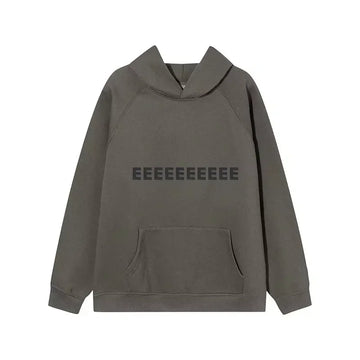 cotton/polyester hoodie Classic Design Oversizied Hoodies with Tag Men's Cotton Casual Vintage Streetwear Women's Rubber Letter Logo Sweaters Tops Sets