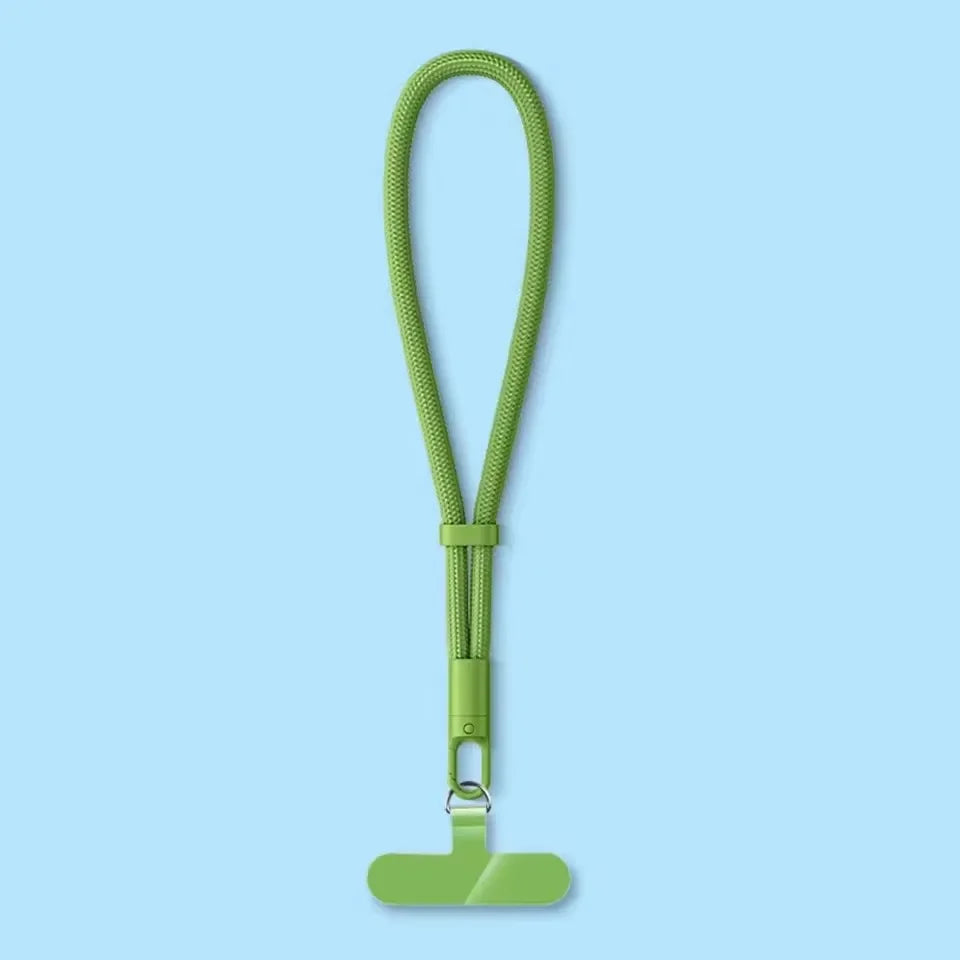Universal Adjustable Mobile Phone Lanyard Short Wrist Strap with Self-locking Anti-drop Design Durable Polyester Phone Strap